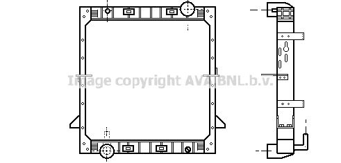 AVA QUALITY COOLING Radiaator,mootorijahutus IV2060